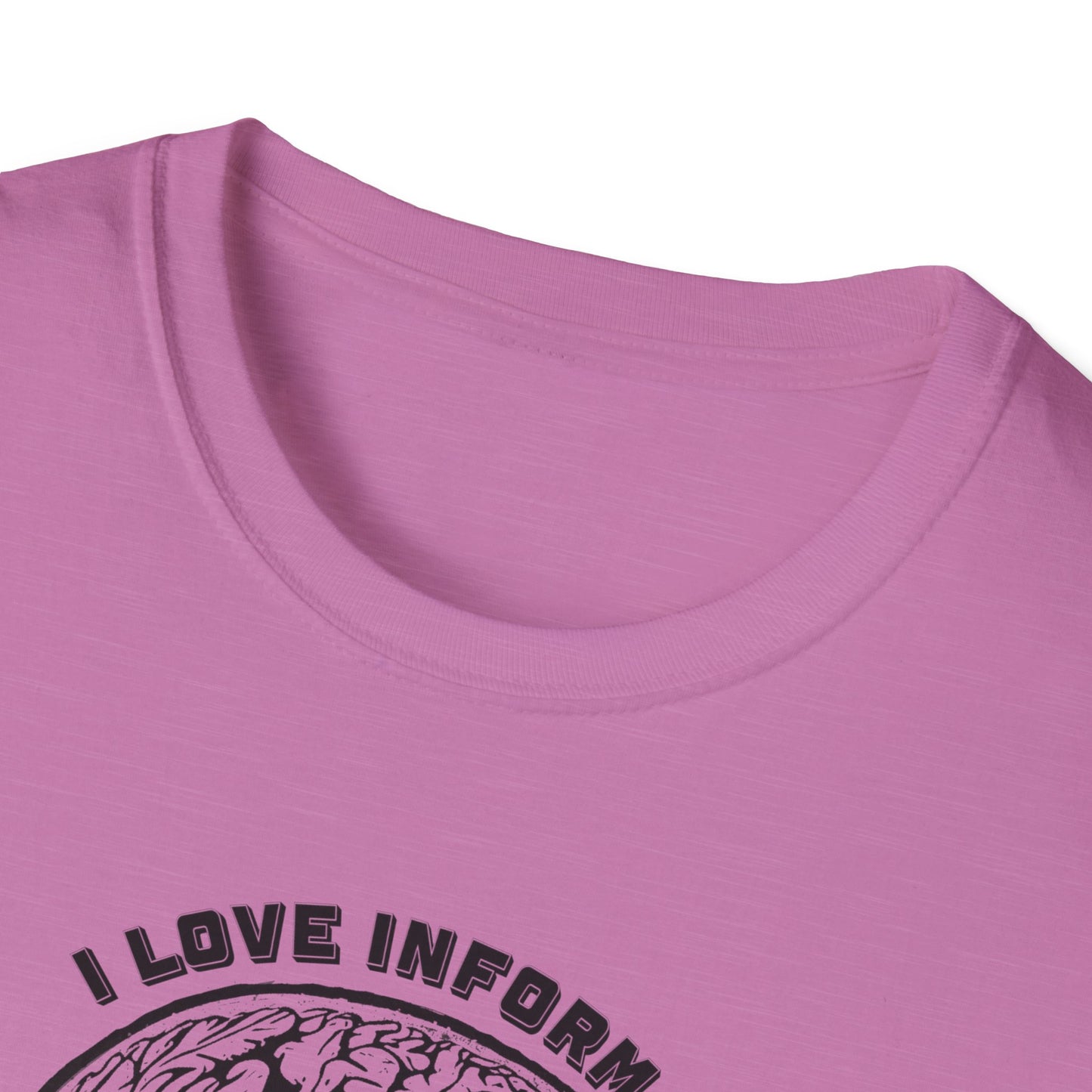 "I Love Information" Unisex Softstyle T-shirt