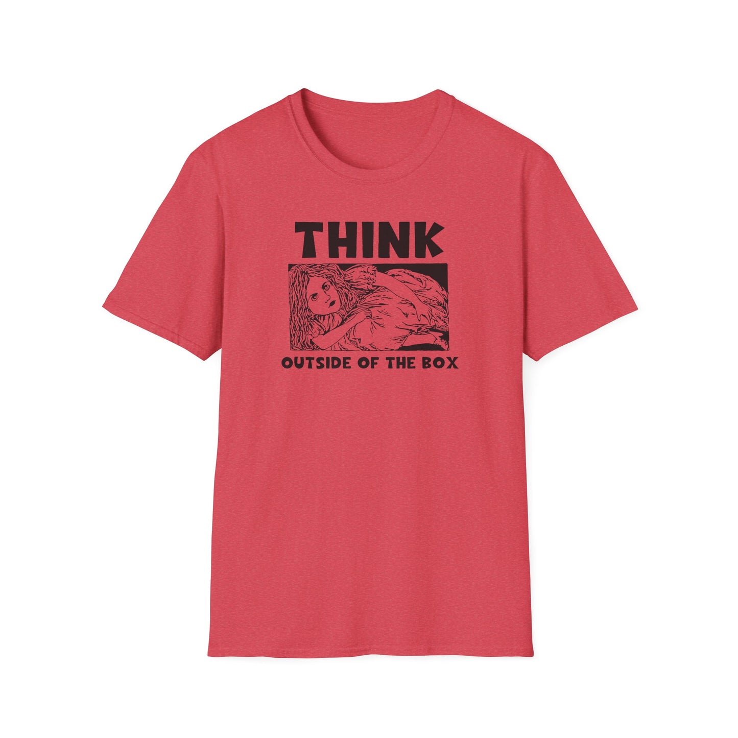 “Think Outside of the Box” Unisex Softstyle T-Shirt
