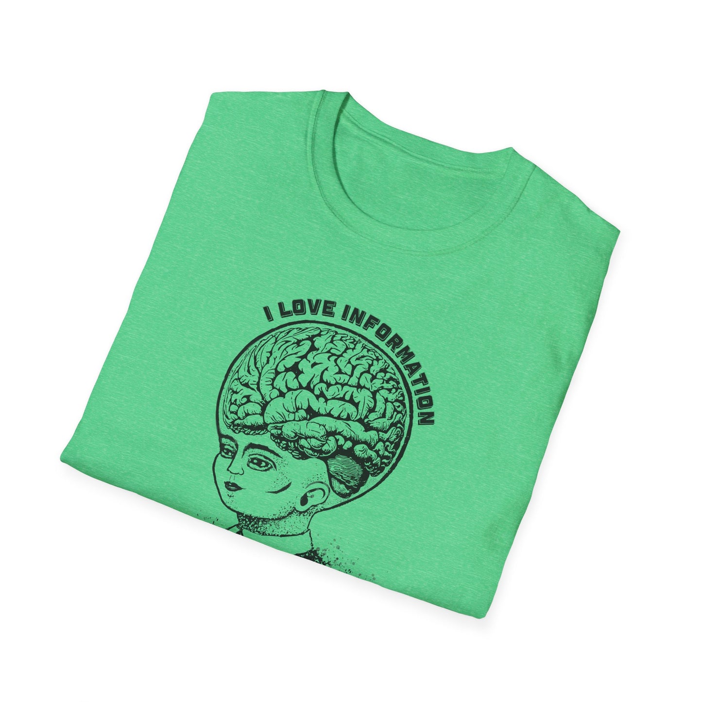 "I Love Information" Unisex Softstyle T-shirt