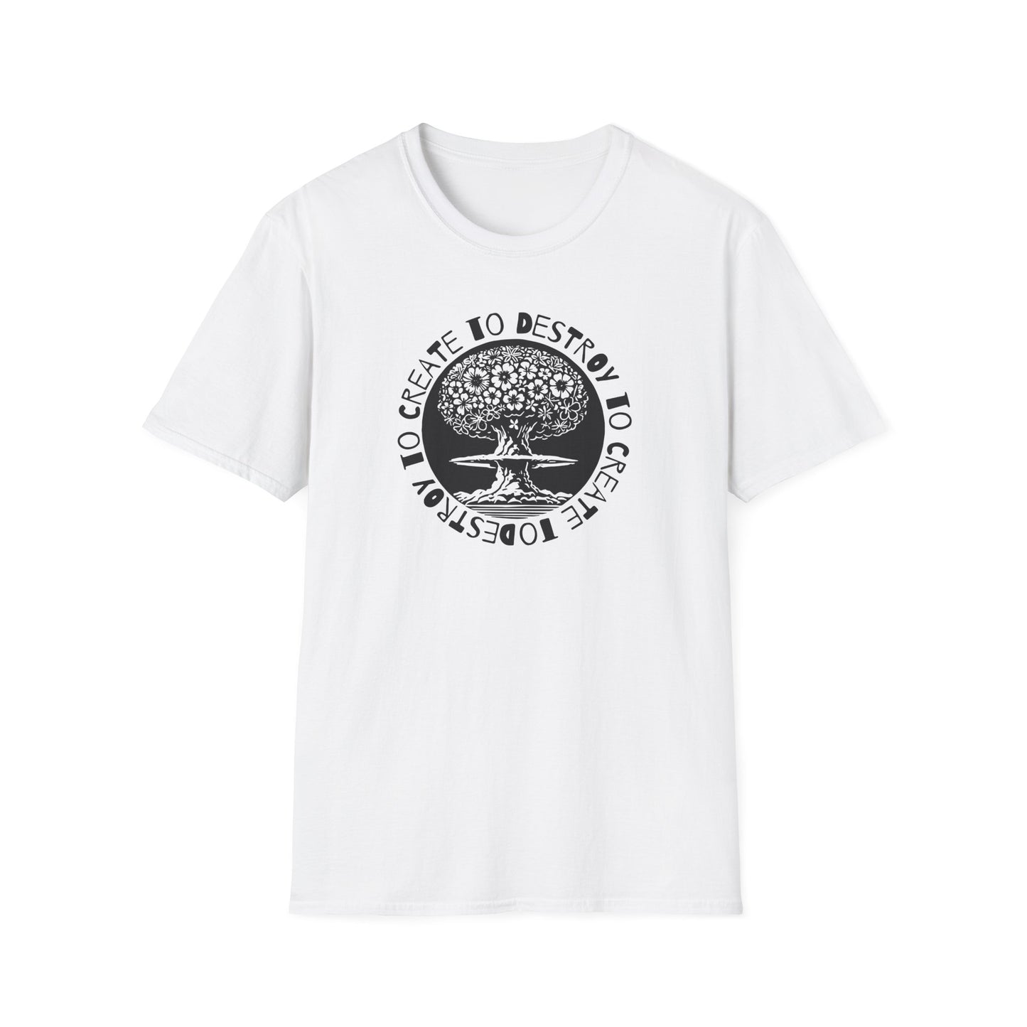“Destroy to Create” Unisex Softstyle T-Shirt