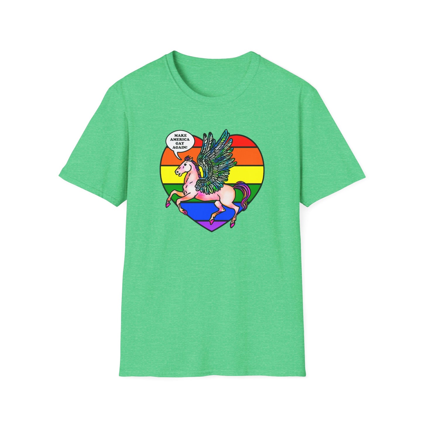 Make America Gay Again! : Unisex Softstyle T-shirt