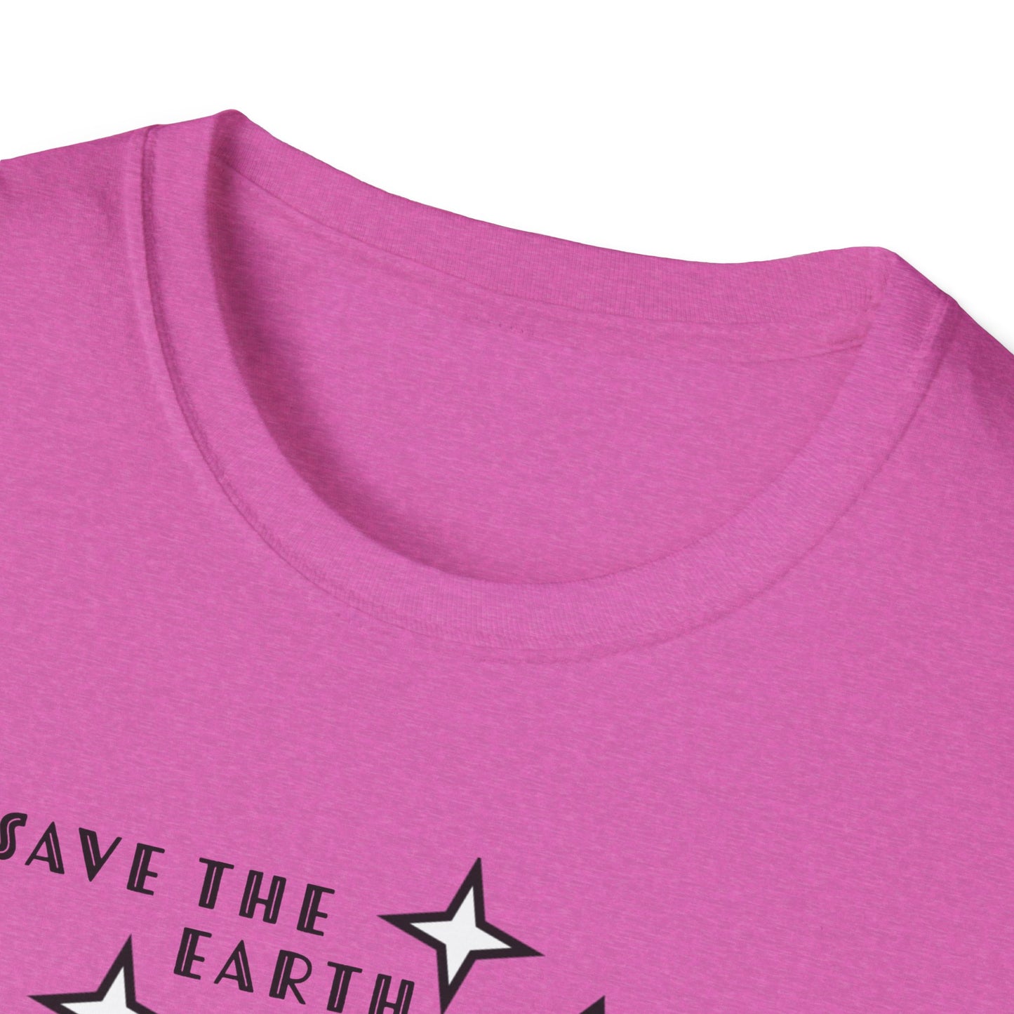 "Save the Earth" Anti-natalist Unisex Softstyle T-shirt