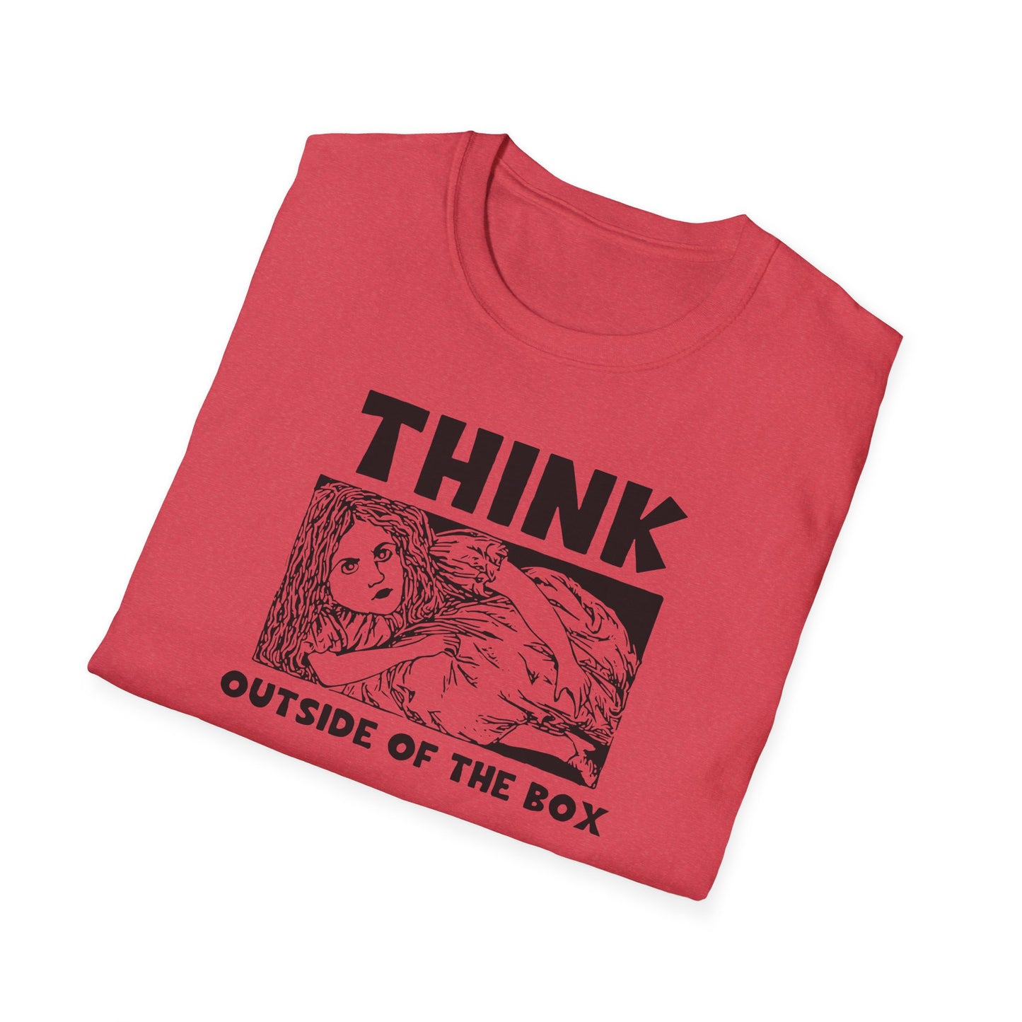 “Think Outside of the Box” Unisex Softstyle T-Shirt