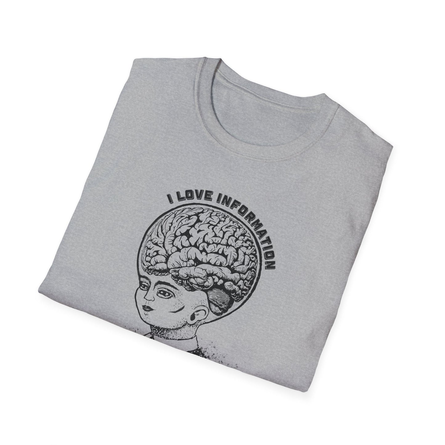 "I Love Information" Unisex Softstyle T-shirt