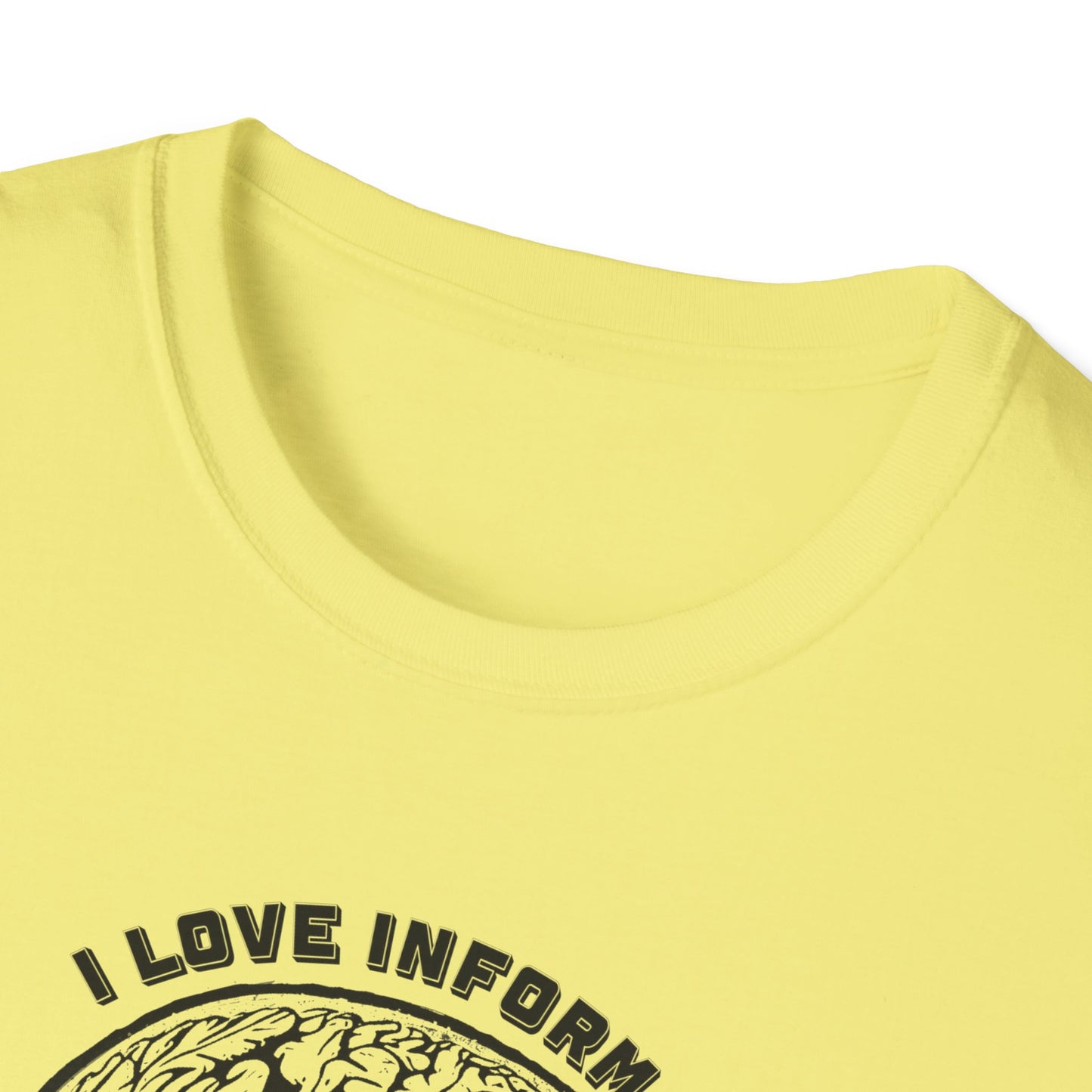 "I Love Information" Unisex Softstyle T-shirt