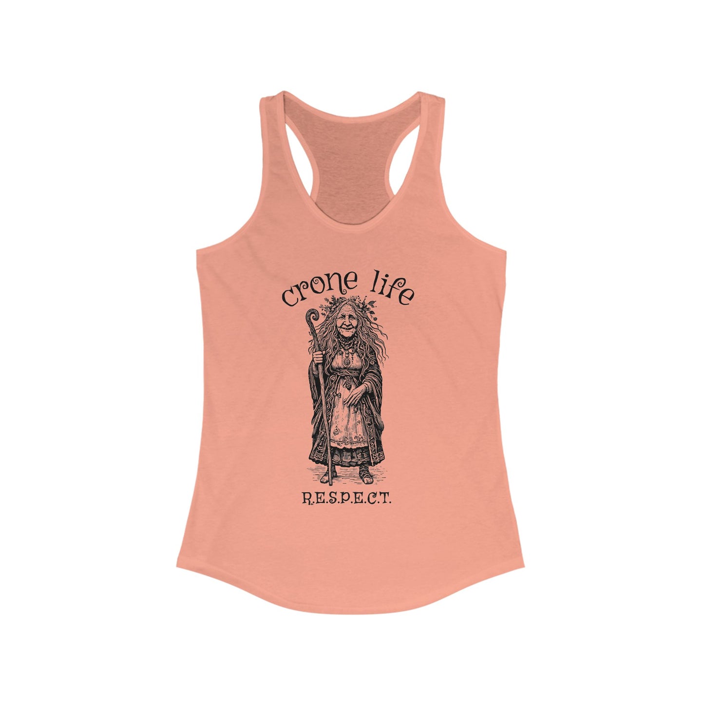Women's "Crone Life" Racerback Tank