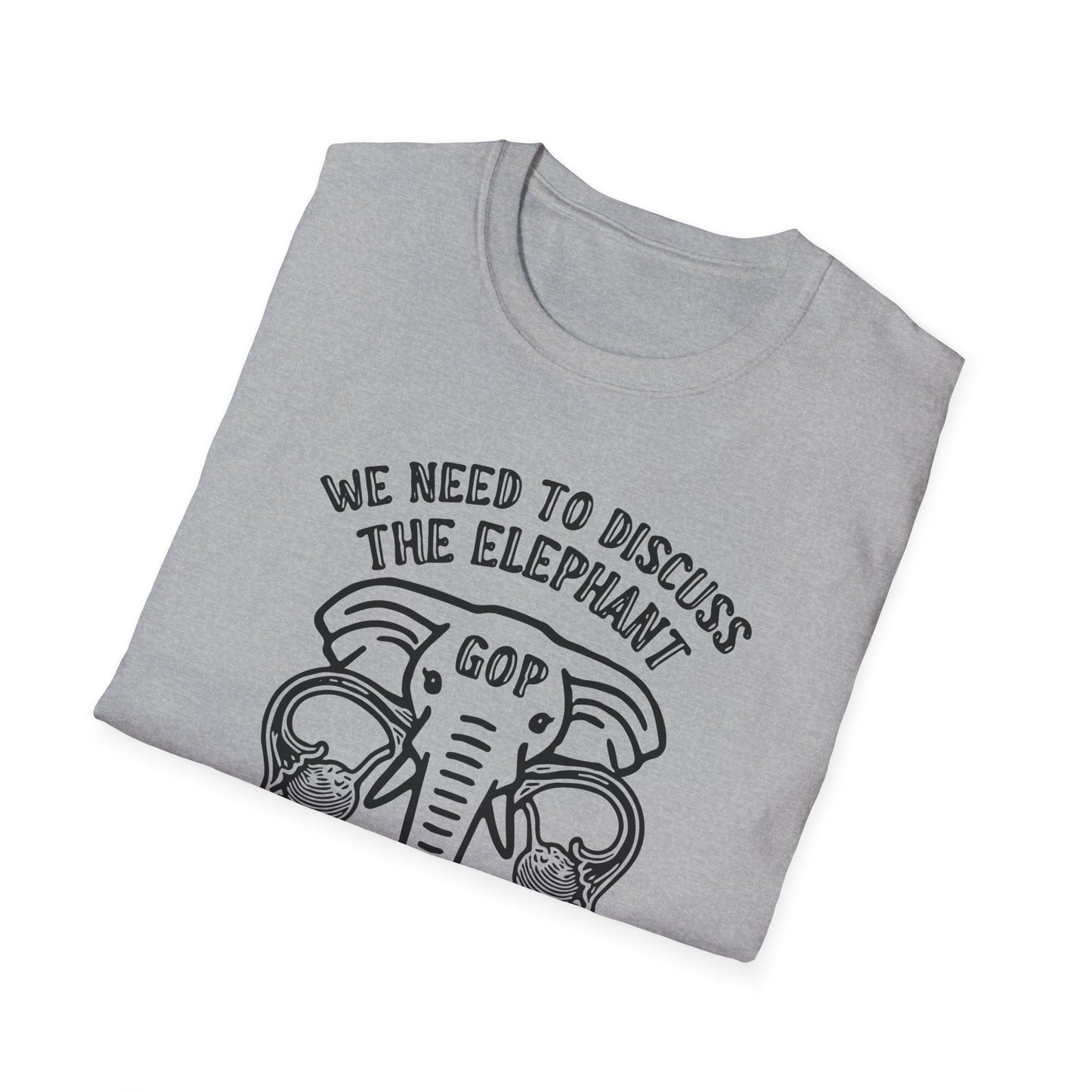 "Elephant in the Womb" Unisex Softstyle T-shirt