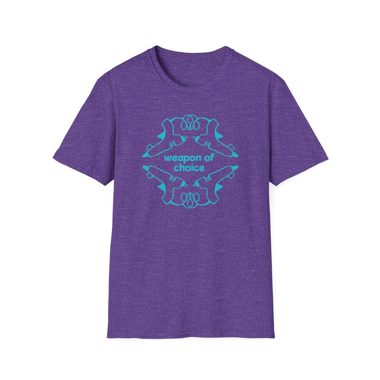 "Glue Gun - Weapon of Choice" Unisex Softstyle Tee