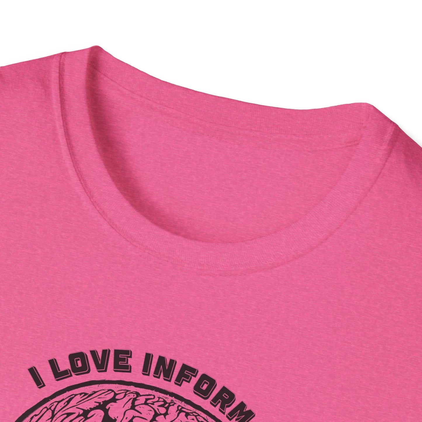 "I Love Information" Unisex Softstyle T-shirt