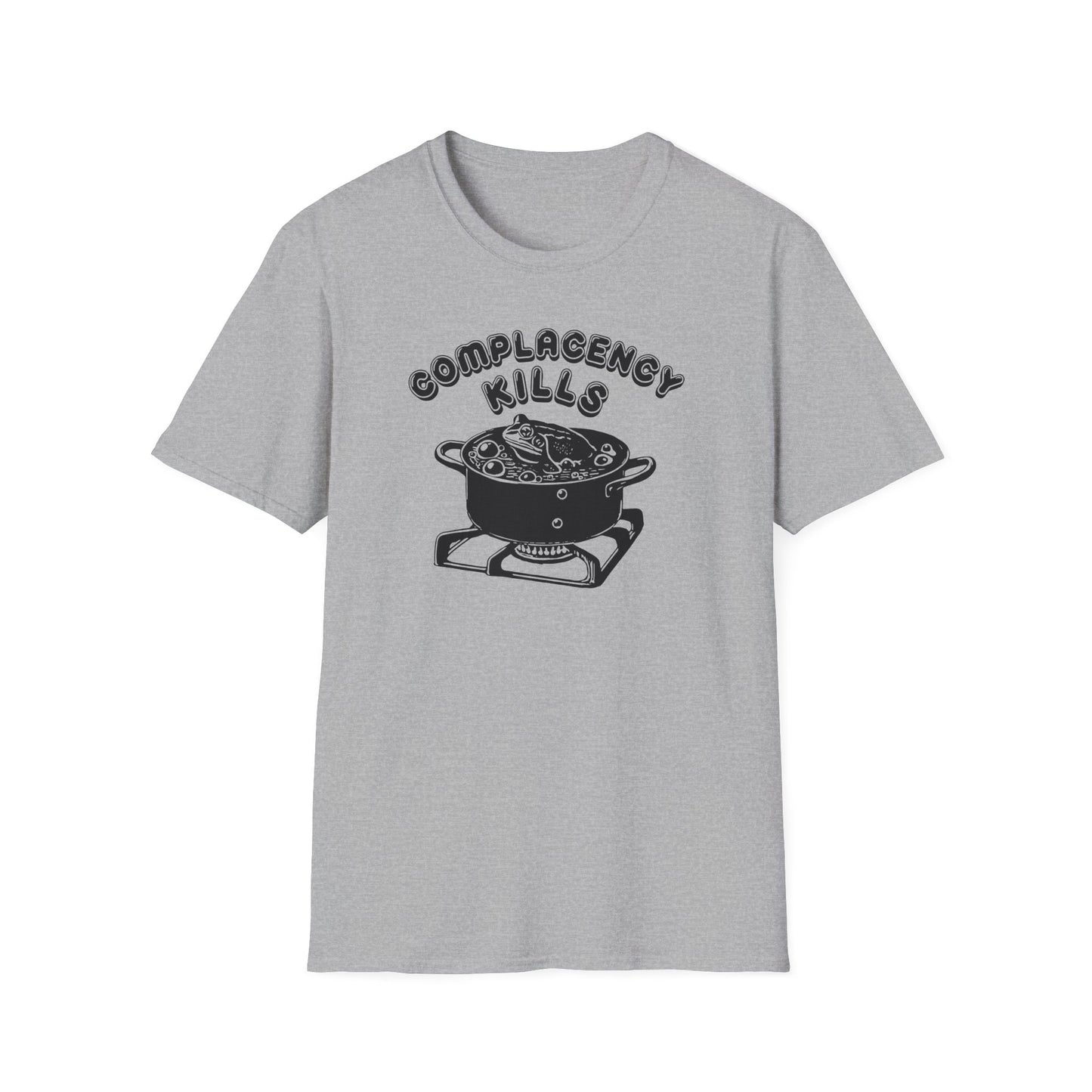 "Complacency Kills" Unisex Softstyle T-shirt