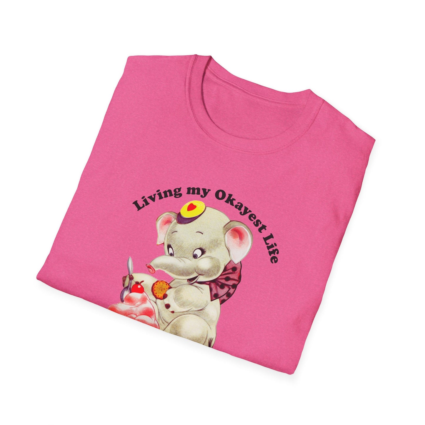 "Living My Okayest Life" Unisex Softstyle T-Shirt