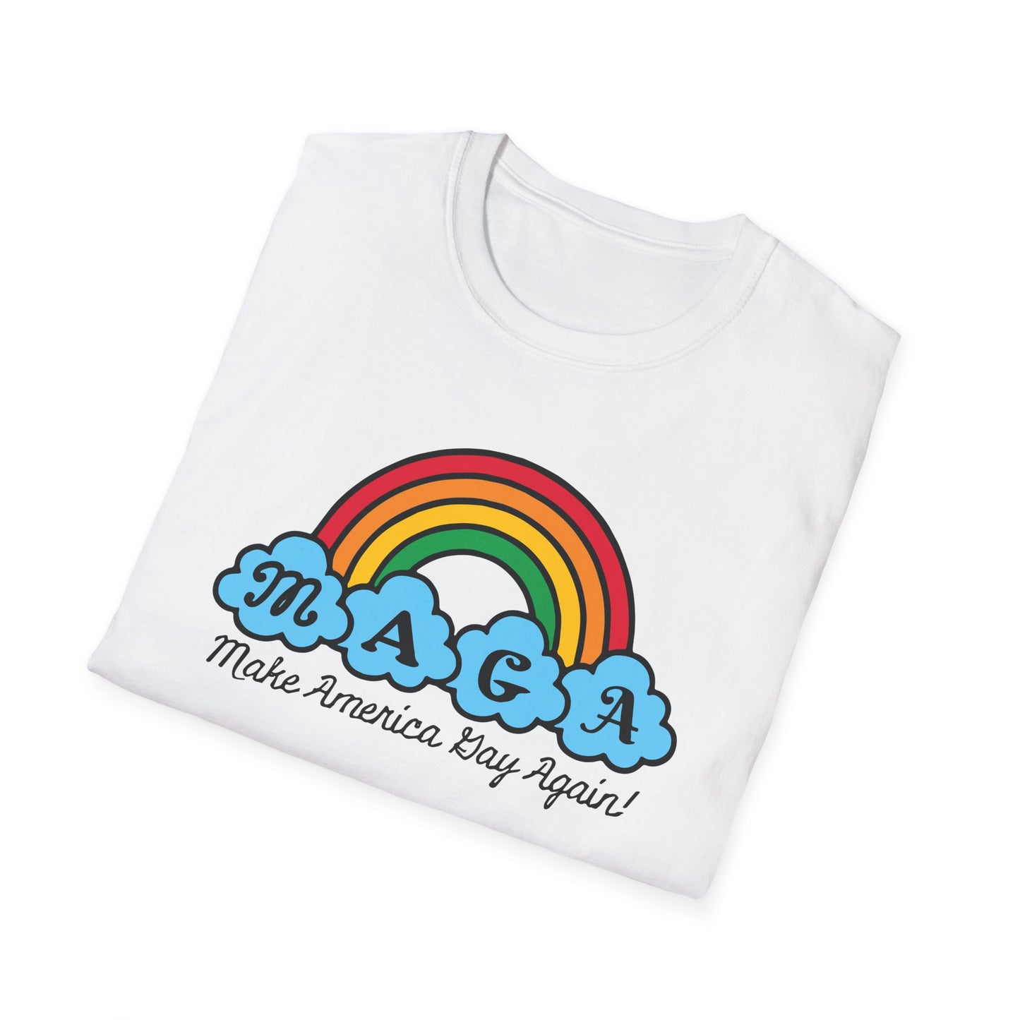 "Make America Gay Again!" Unisex Softstyle T-shirt