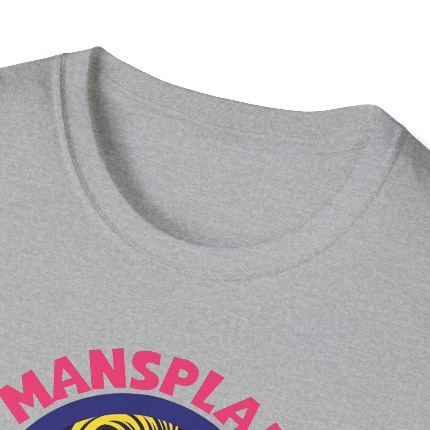 No Mansplaining Feminist Retro/Pop Unisex Softstyle T-Shirt