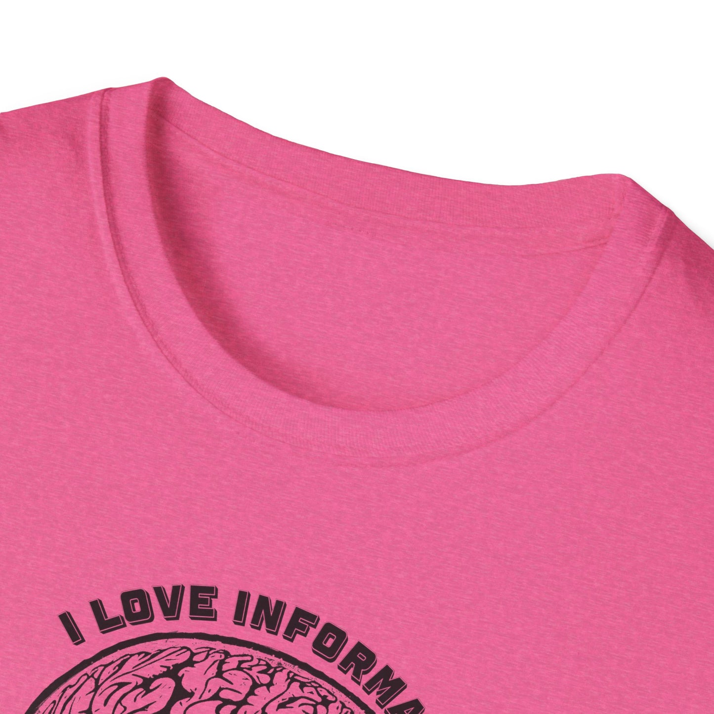 "I Love Information" Unisex Softstyle T-shirt