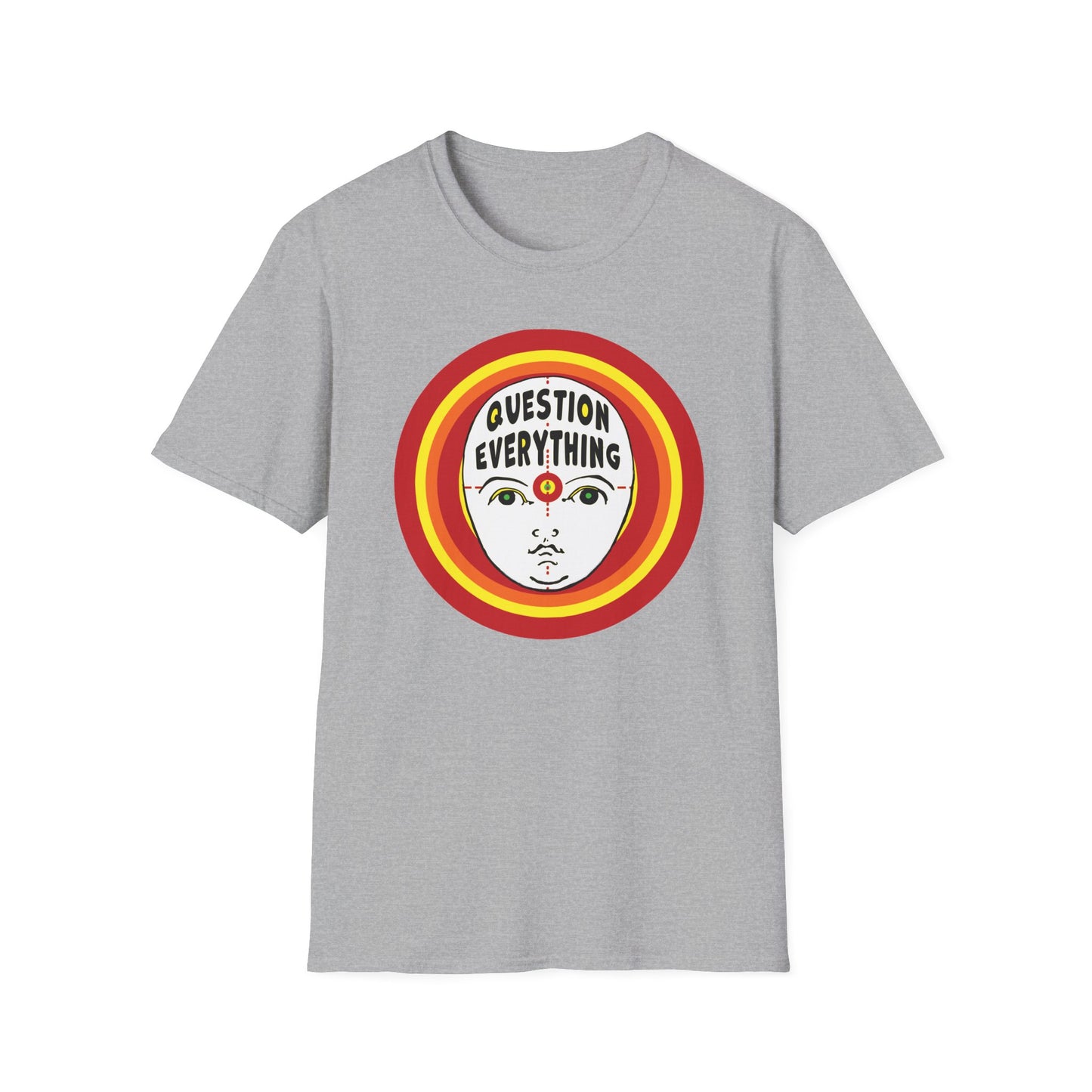 Question Everything : Unisex Softstyle T-Shirt