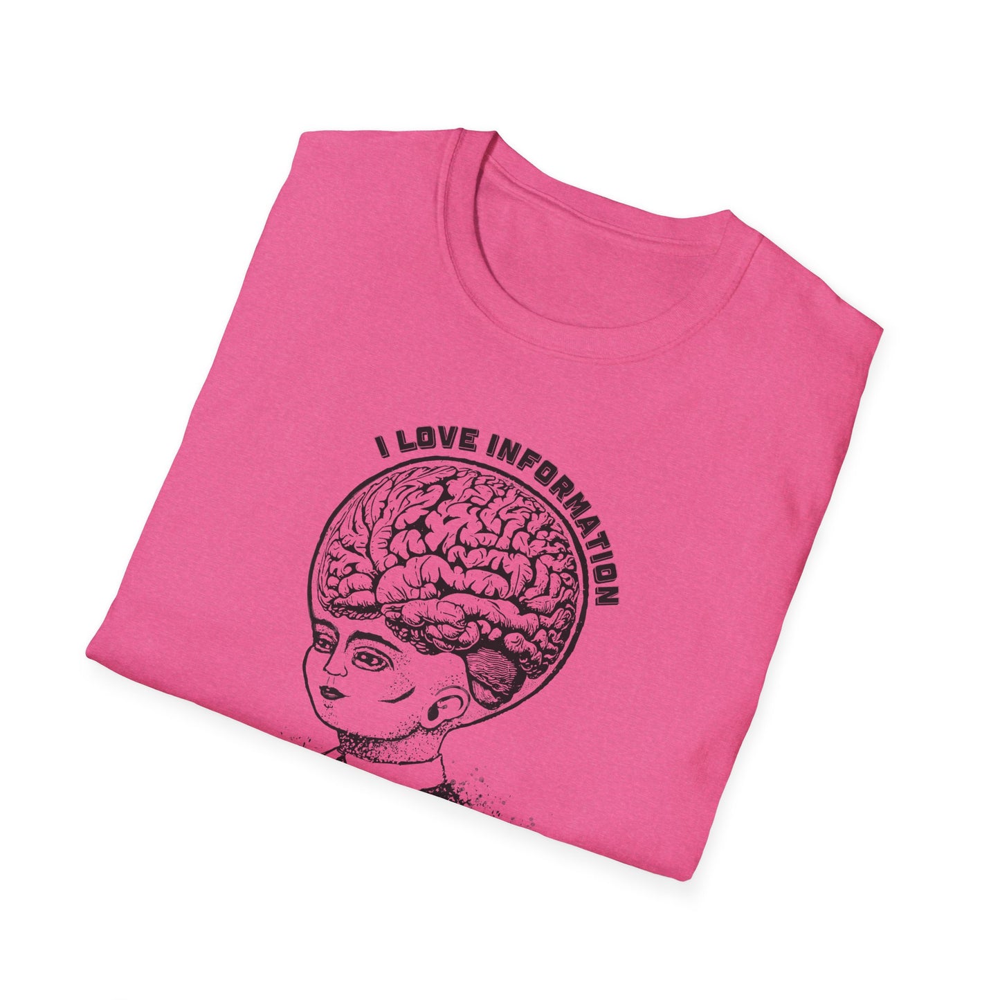 "I Love Information" Unisex Softstyle T-shirt
