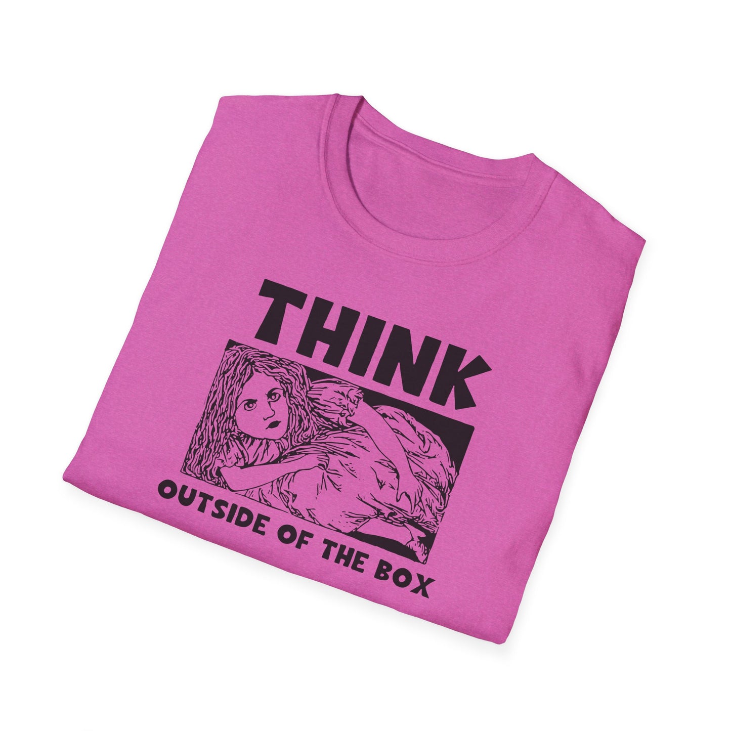 “Think Outside of the Box” Unisex Softstyle T-Shirt