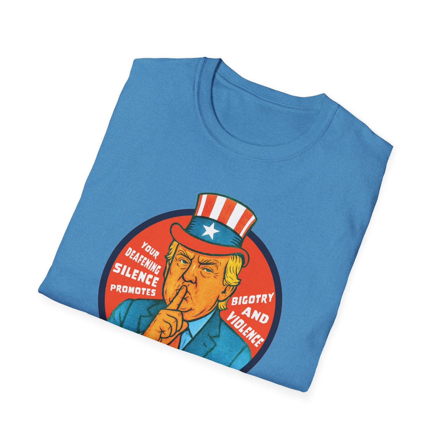 Silence Promotes Violence : Unisex Softstyle T-shirt