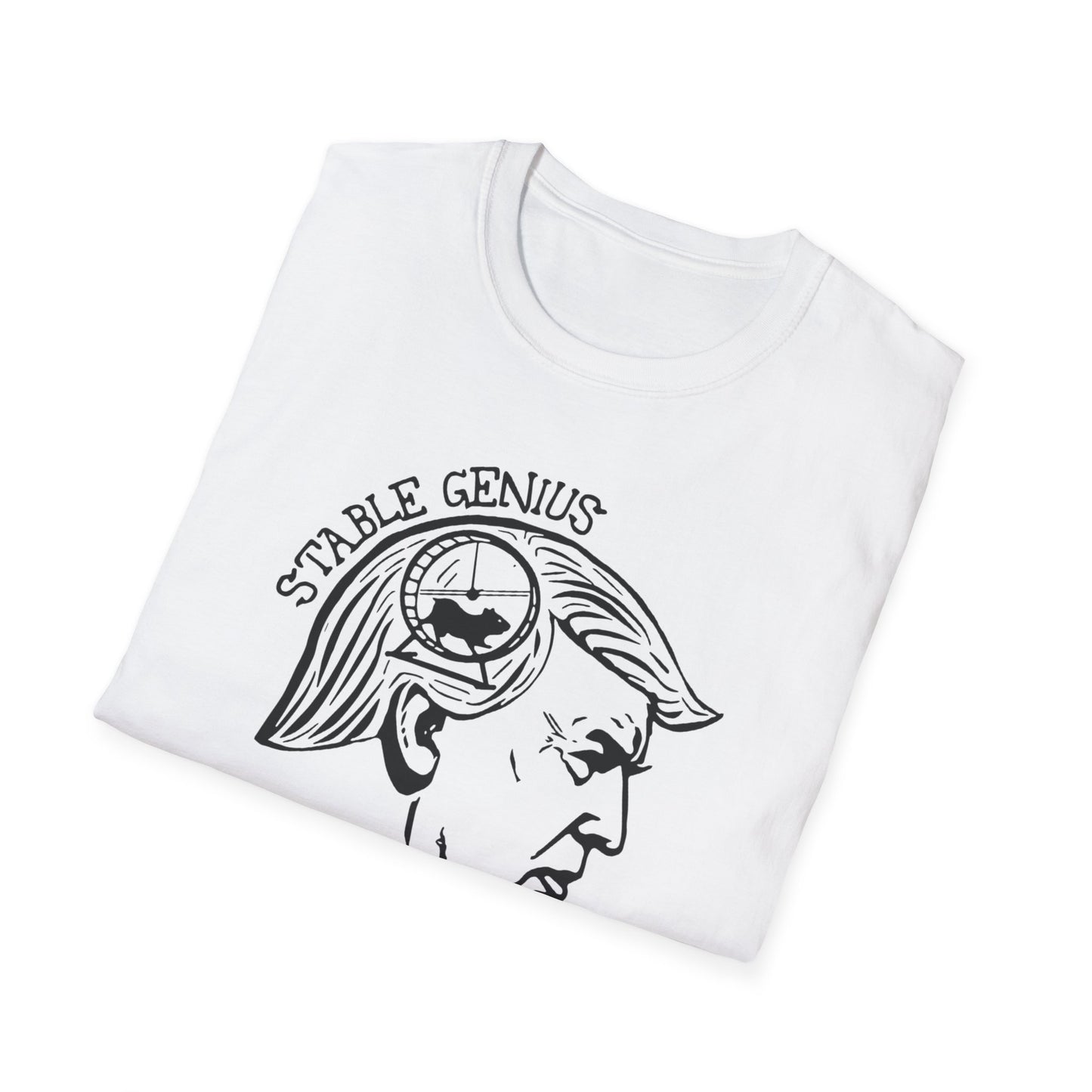 Stable Genius / Political Humor : Unisex Softstyle T-shirt