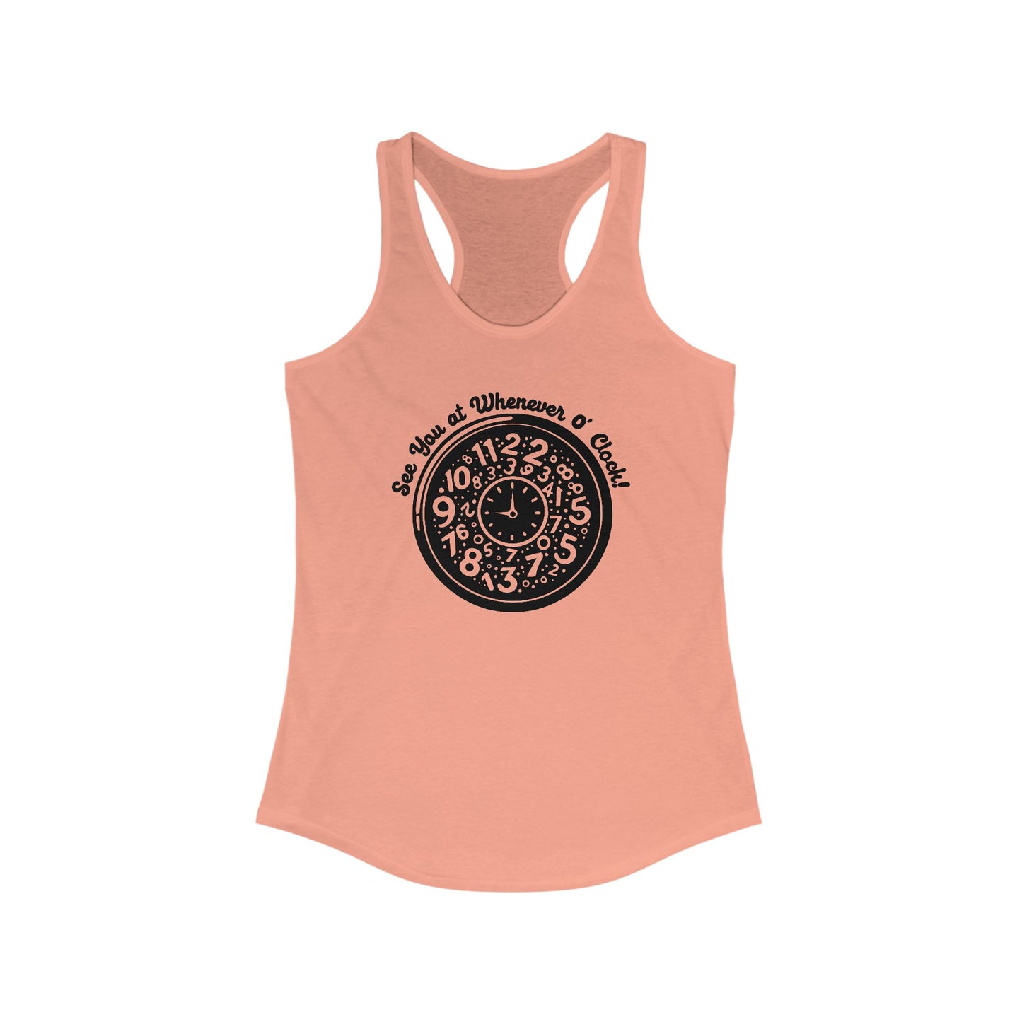 Whenever O'Clock : Womens Racerback Tank Top