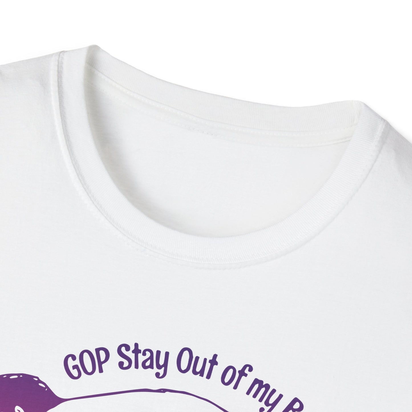 G.O.P. Stay out of my Body! : Unisex Softstyle T-Shirt