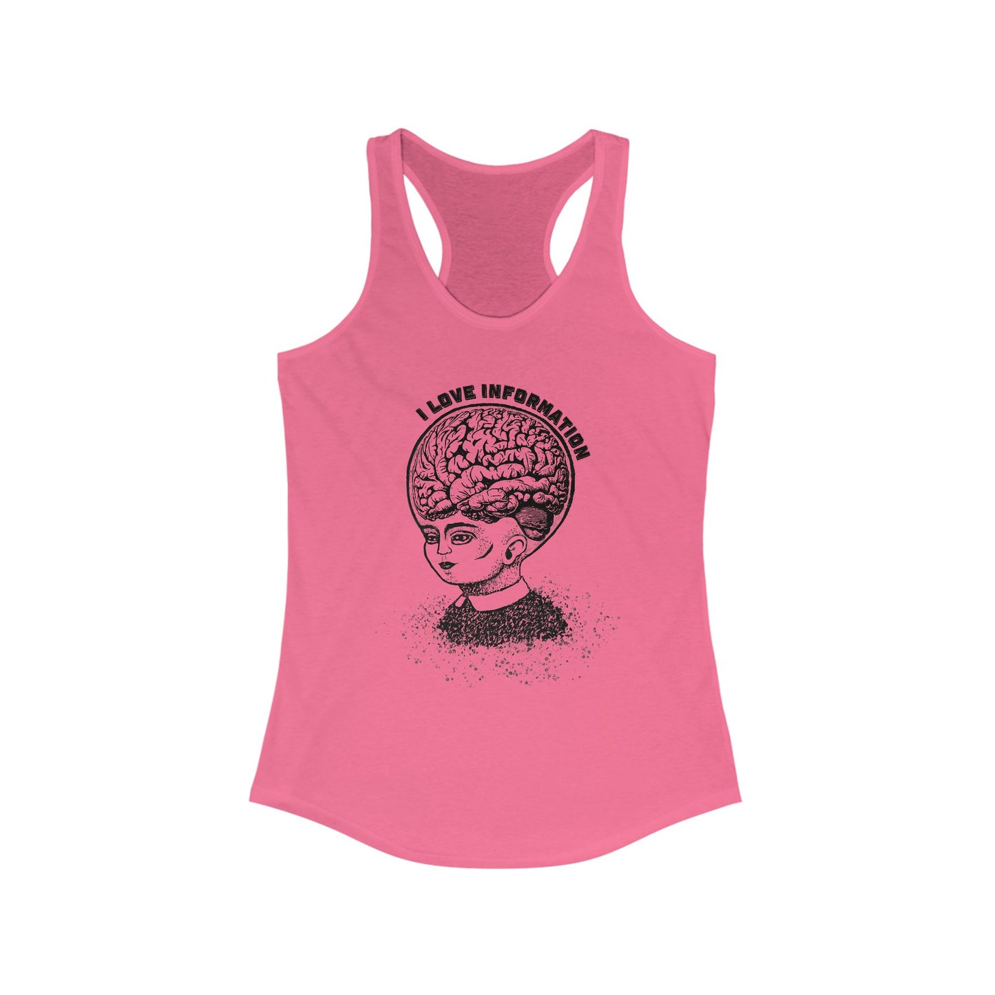 "I Love Information" Women's Softstyle Tank Top