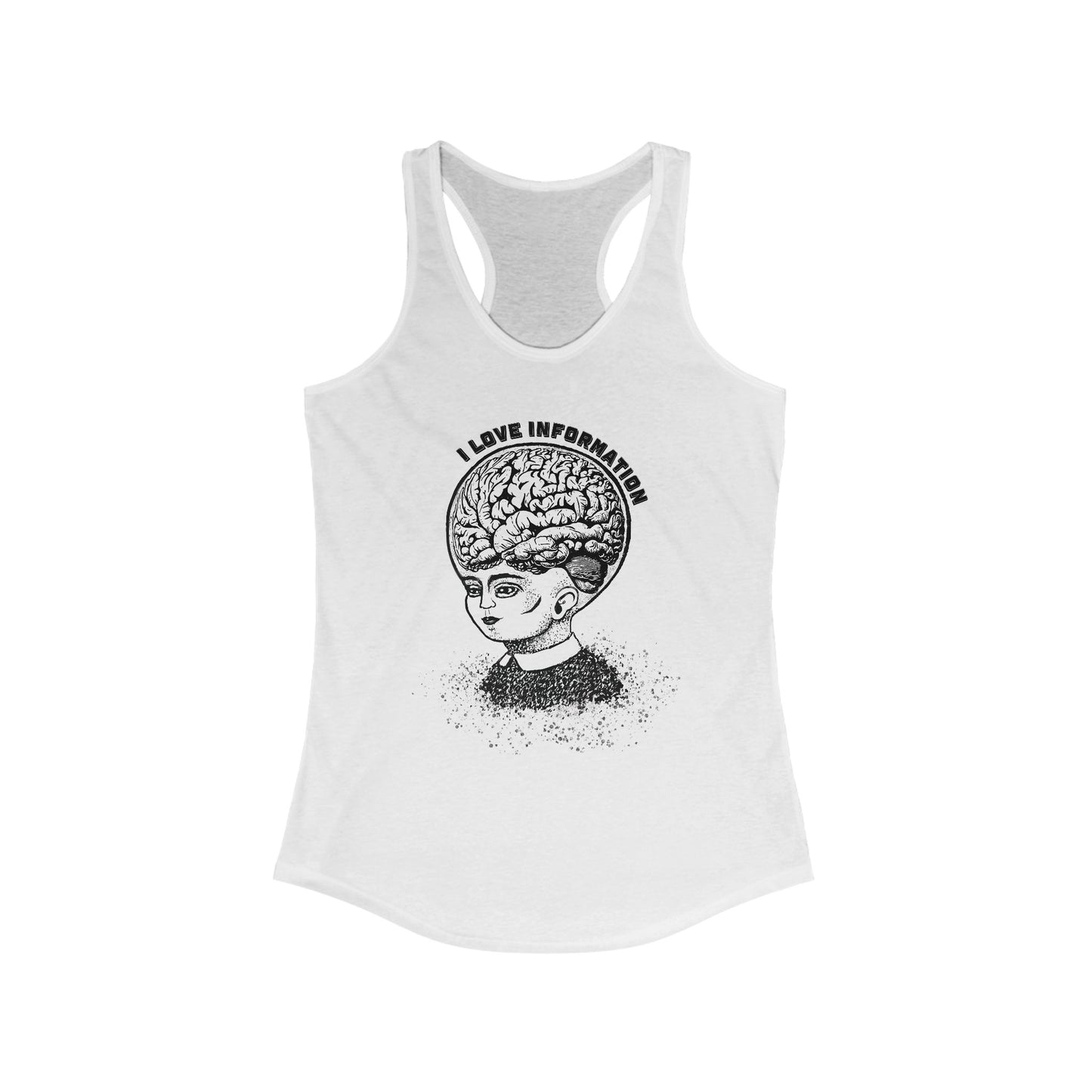 "I Love Information" Women's Softstyle Tank Top