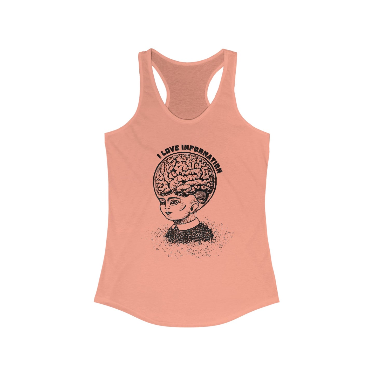 "I Love Information" Women's Softstyle Tank Top