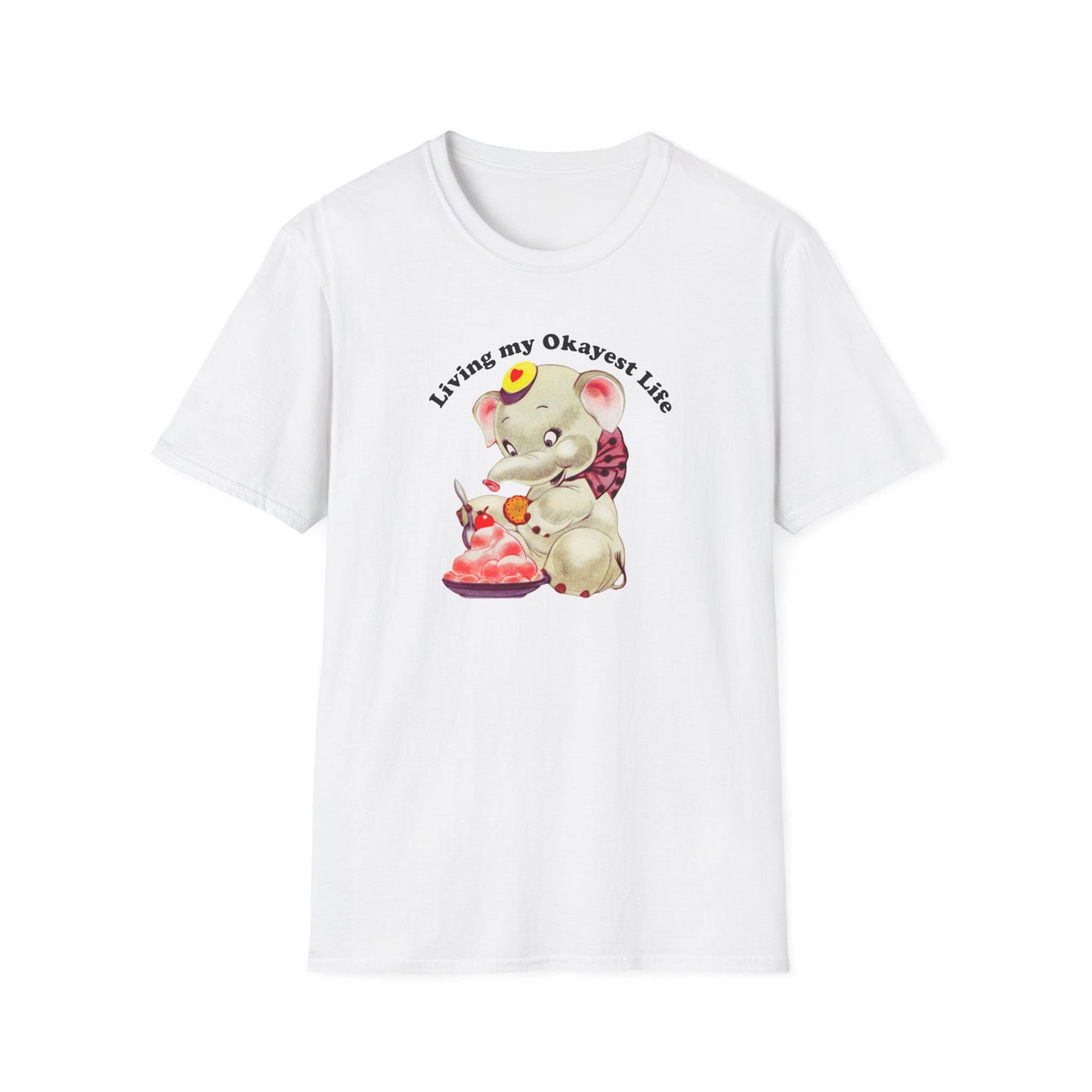 "Living My Okayest Life" Unisex Softstyle T-Shirt