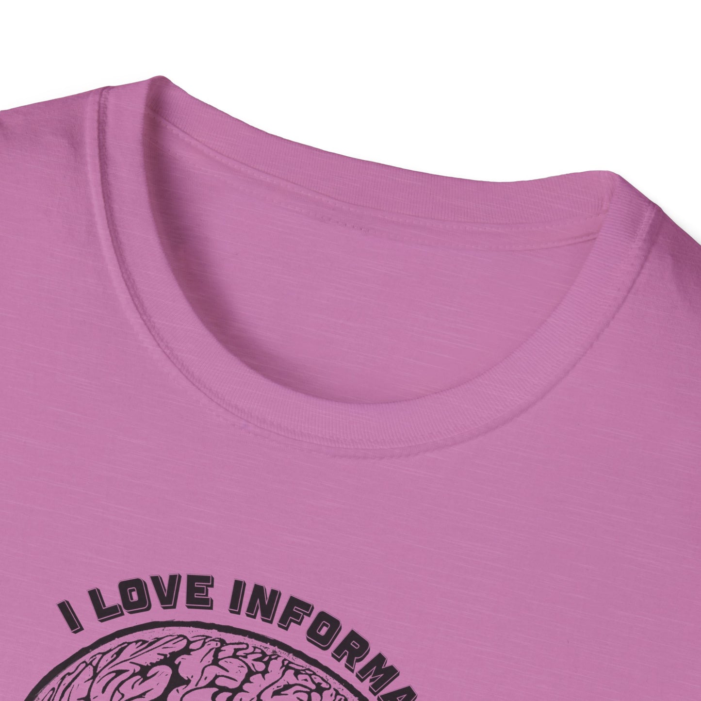 "I Love Information" Unisex Softstyle T-shirt