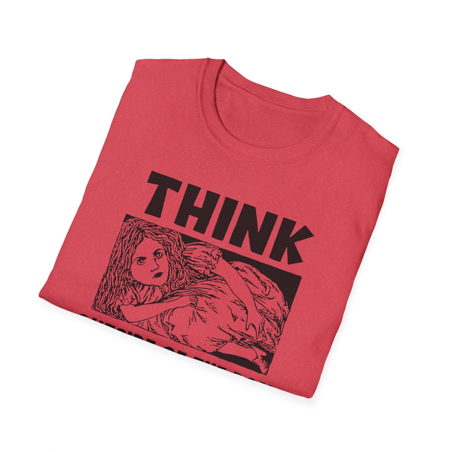 Think Outside of the Box : Unisex Softstyle T-Shirt