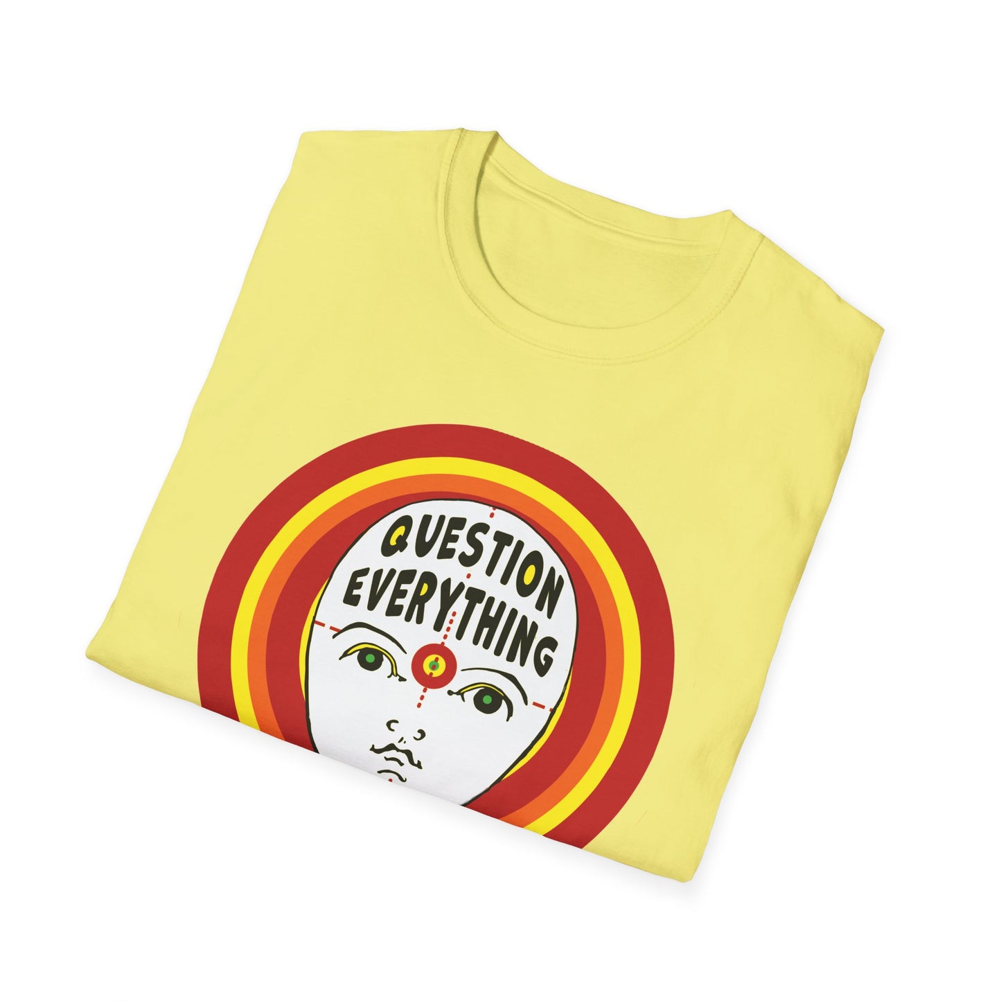 Question Everything : Unisex Softstyle T-Shirt