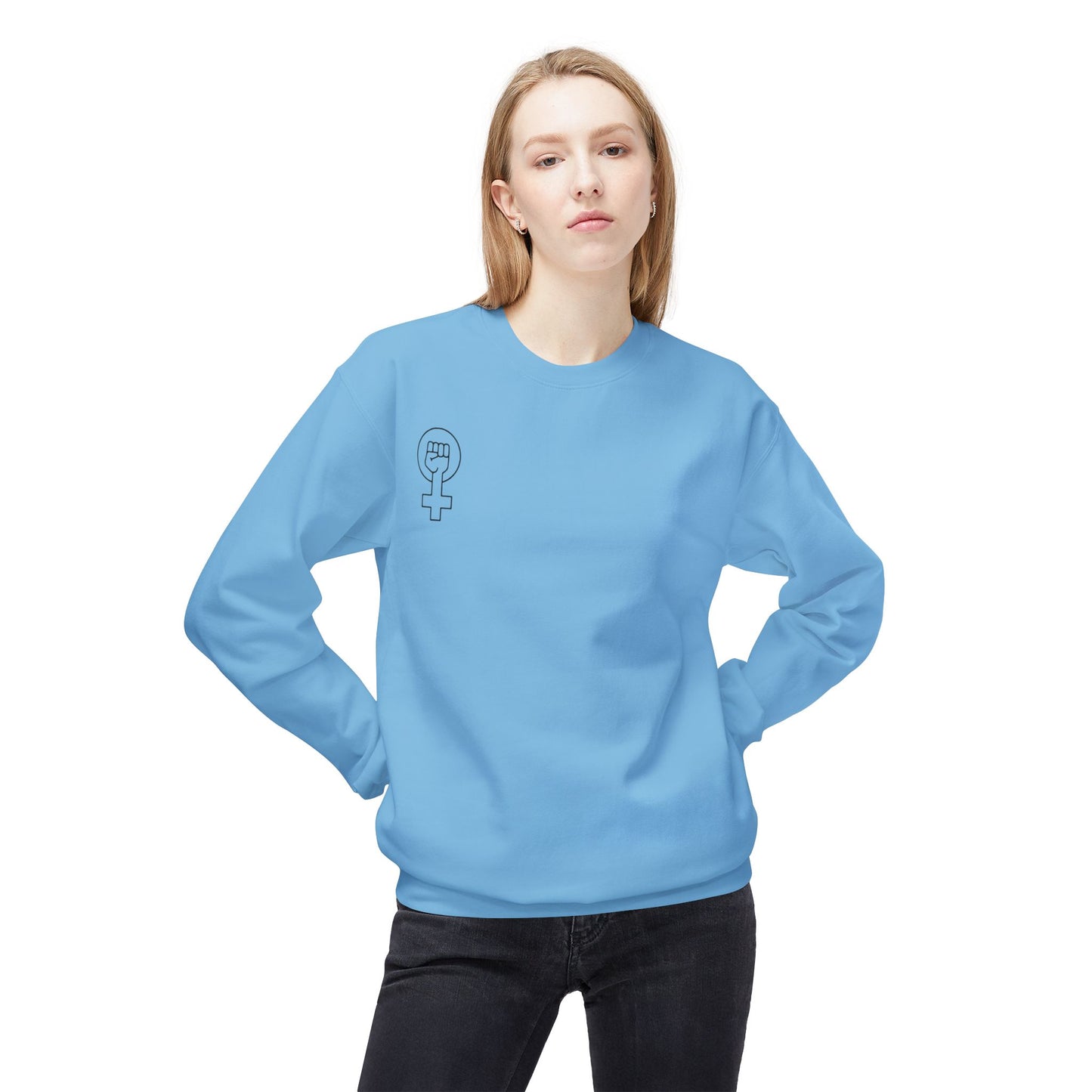 As Many Rights as a Gun / Women's Rights : Unisex Double Sided Sweatshirt