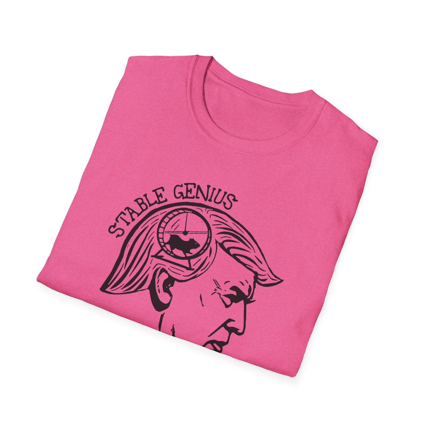 Stable Genius / Political Humor : Unisex Softstyle T-shirt