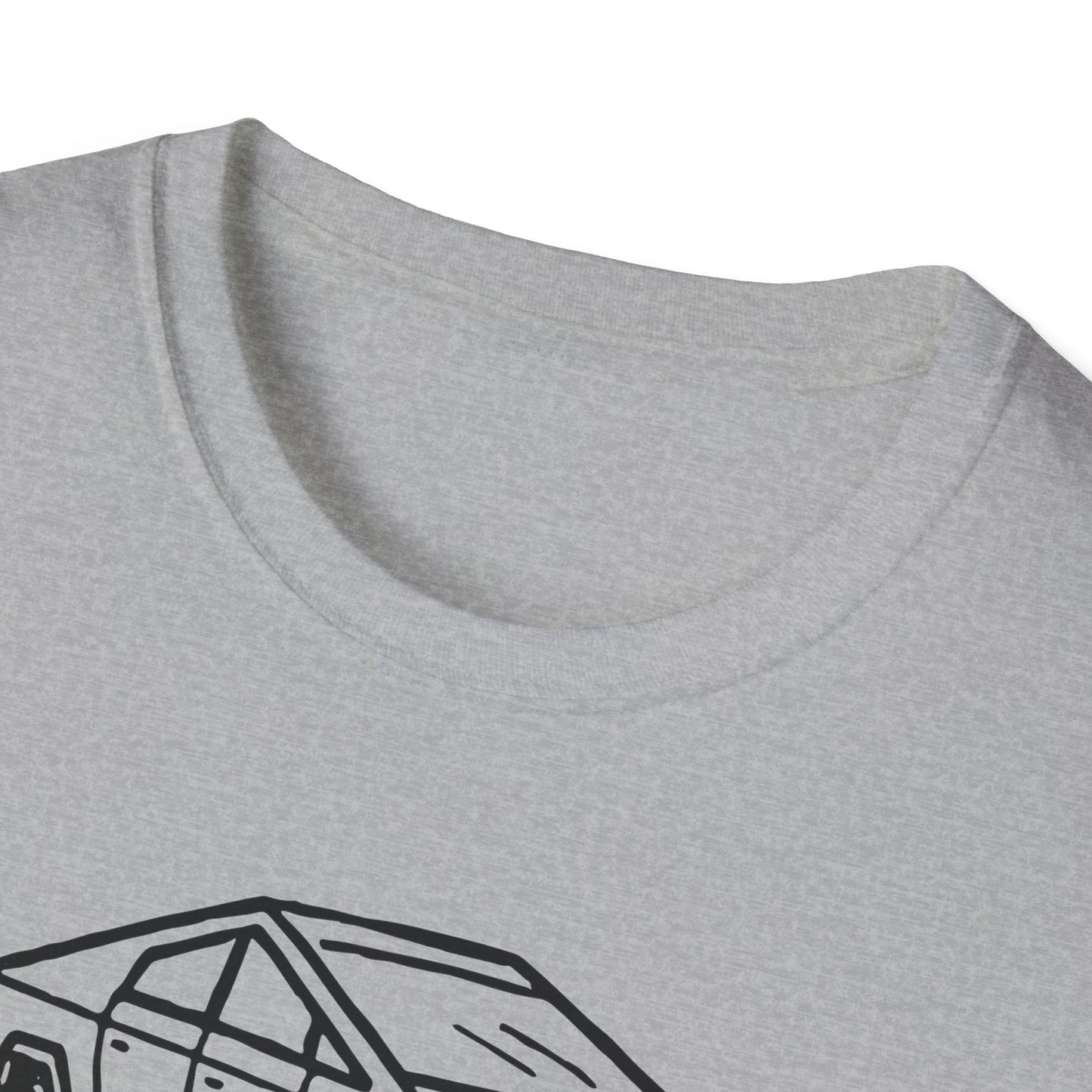 Grab him by the TESLAcles / Misogyny and Oligarchy : Unisex Softstyle T-shirt