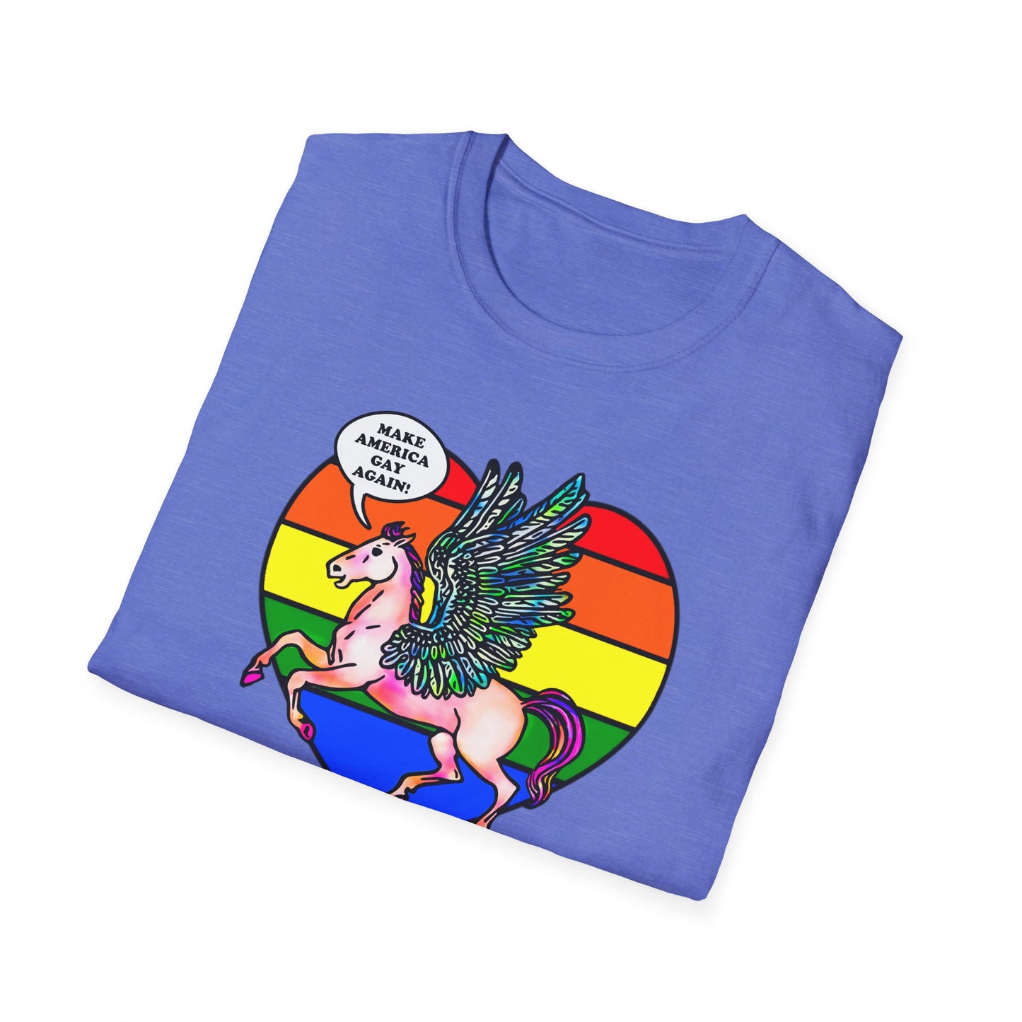 Make America Gay Again! : Unisex Softstyle T-shirt