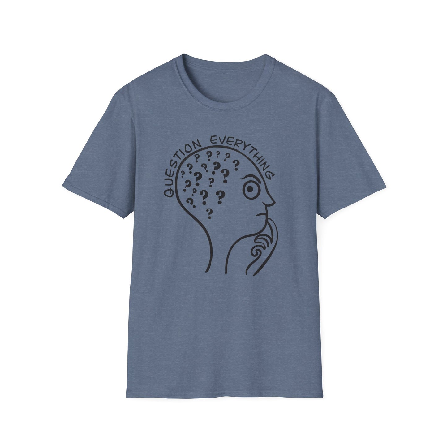 Question Everything : Unisex Softstyle T-Shirt