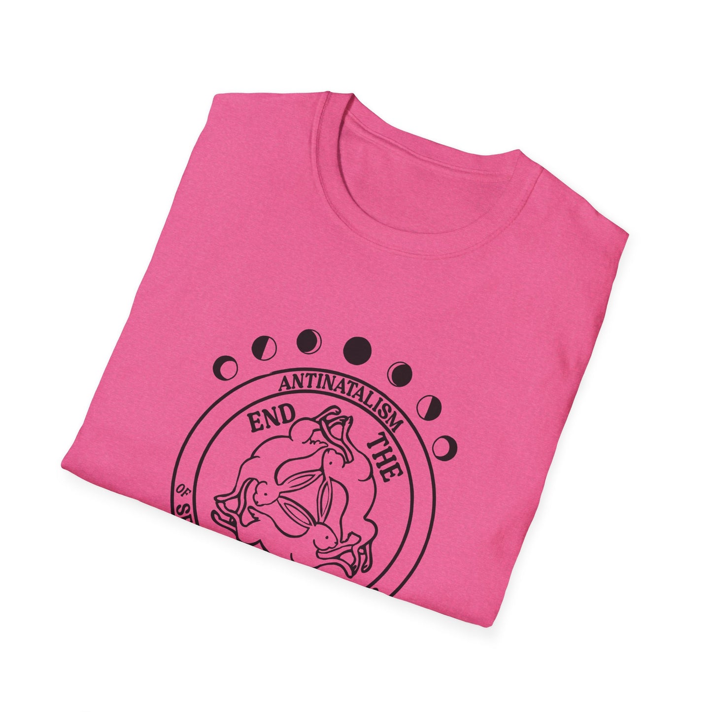 Rabbits and Ouroboros : Unisex Softstyle T-Shirt