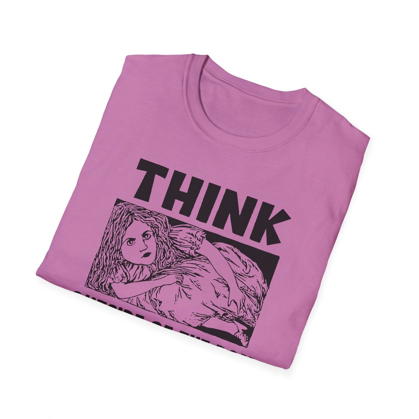 Think Outside of the Box : Unisex Softstyle T-Shirt