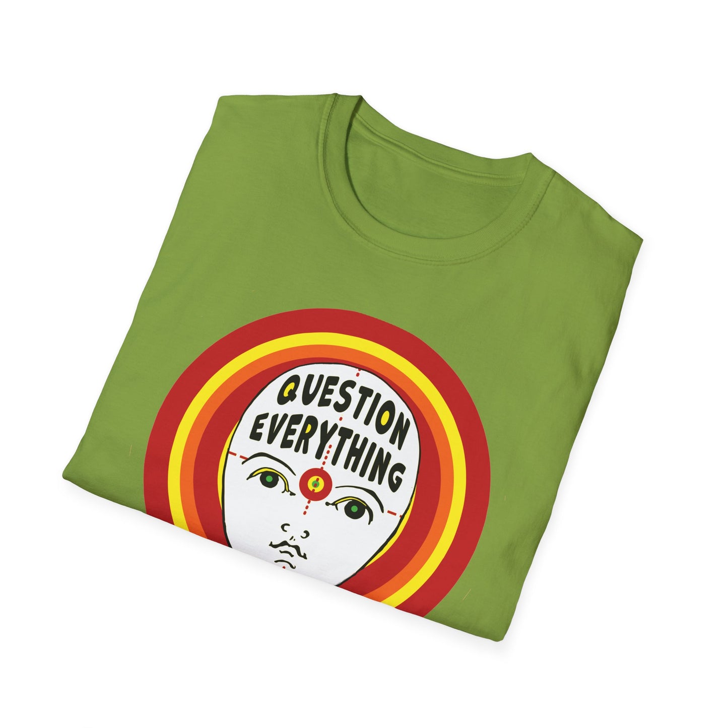 Question Everything : Unisex Softstyle T-Shirt