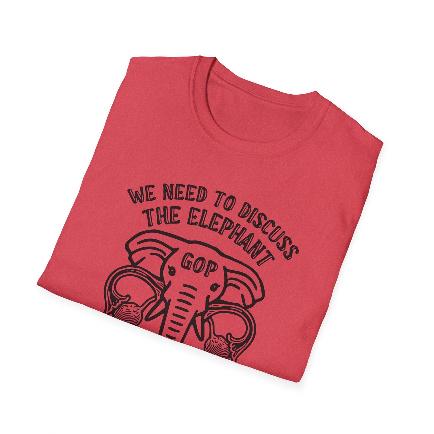 "Elephant in the Womb" Unisex Softstyle T-shirt