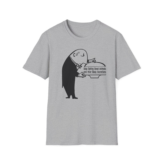 Stop Eating Dead Animals : Unisex Softstyle T-shirt