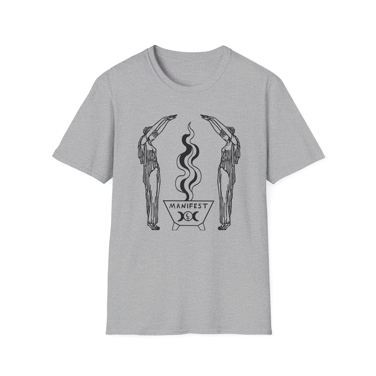 Feminist Witchy Vibes / Occult MANIFEST : Unisex Softstyle T-Shirt