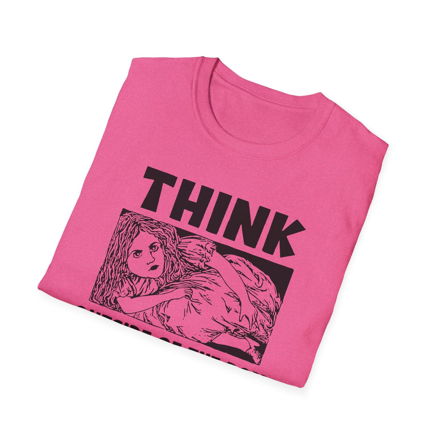 Think Outside of the Box : Unisex Softstyle T-Shirt