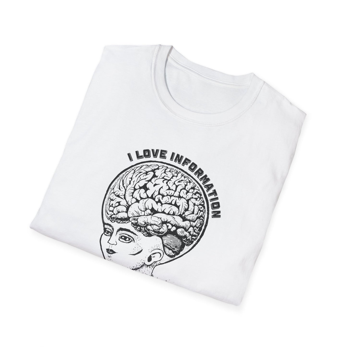 "I Love Information" Unisex Softstyle T-shirt