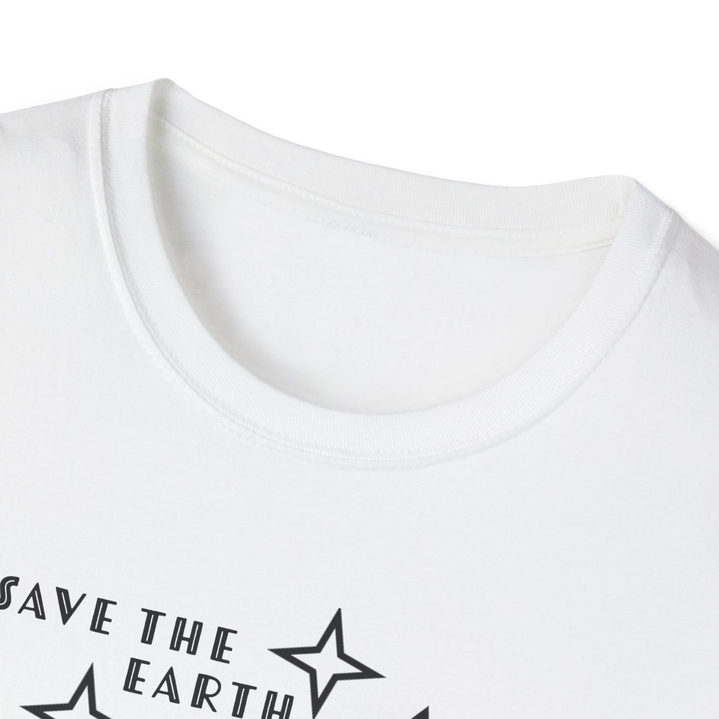 "Save the Earth" Anti-natalist Unisex Softstyle T-shirt