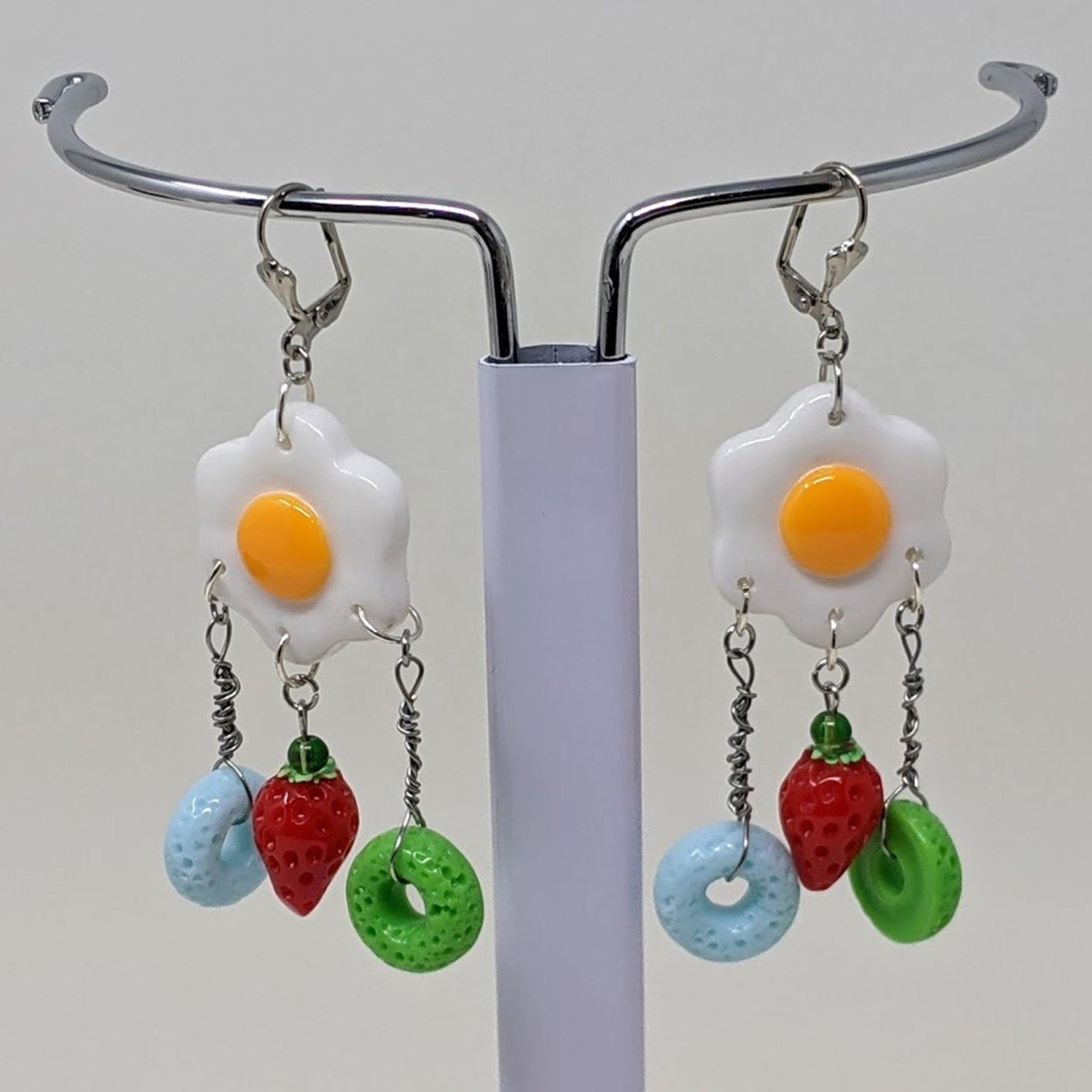 "Breakfast is Served" Dangle Earrings - Curio Memento