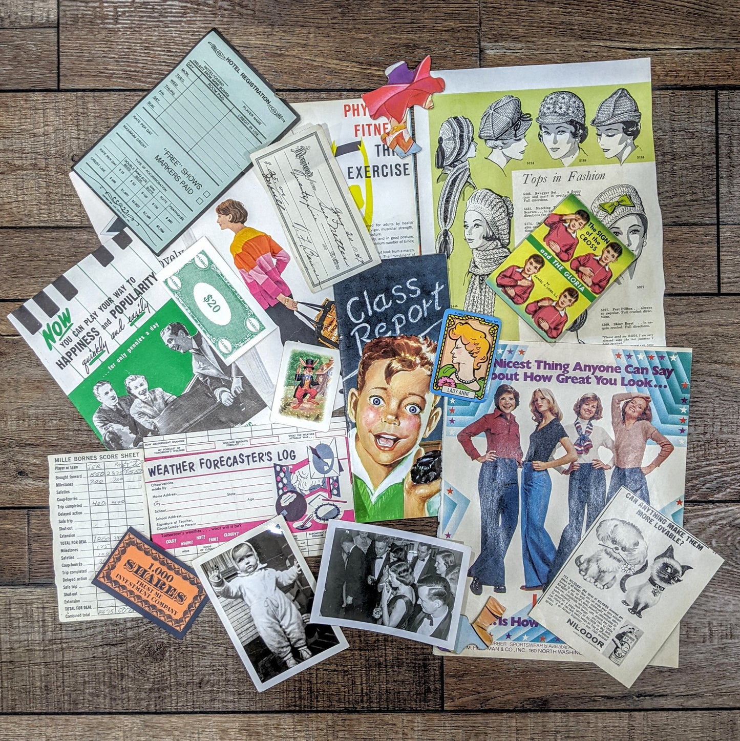 100+ Pc Vintage Ephemera Pack!
