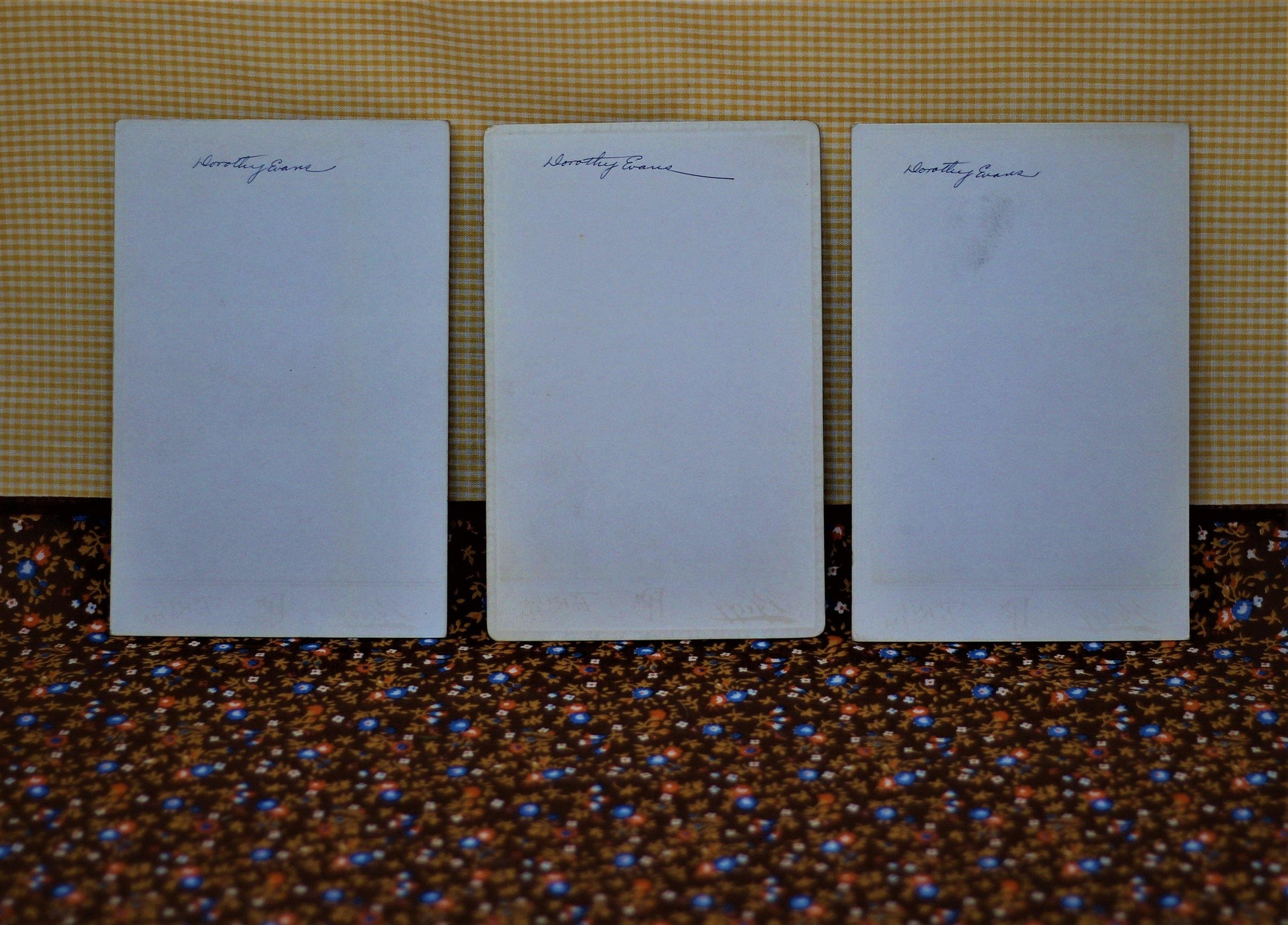 Lot of 3 Sweet Victorian Baby Cabinet Cards - Curio Memento