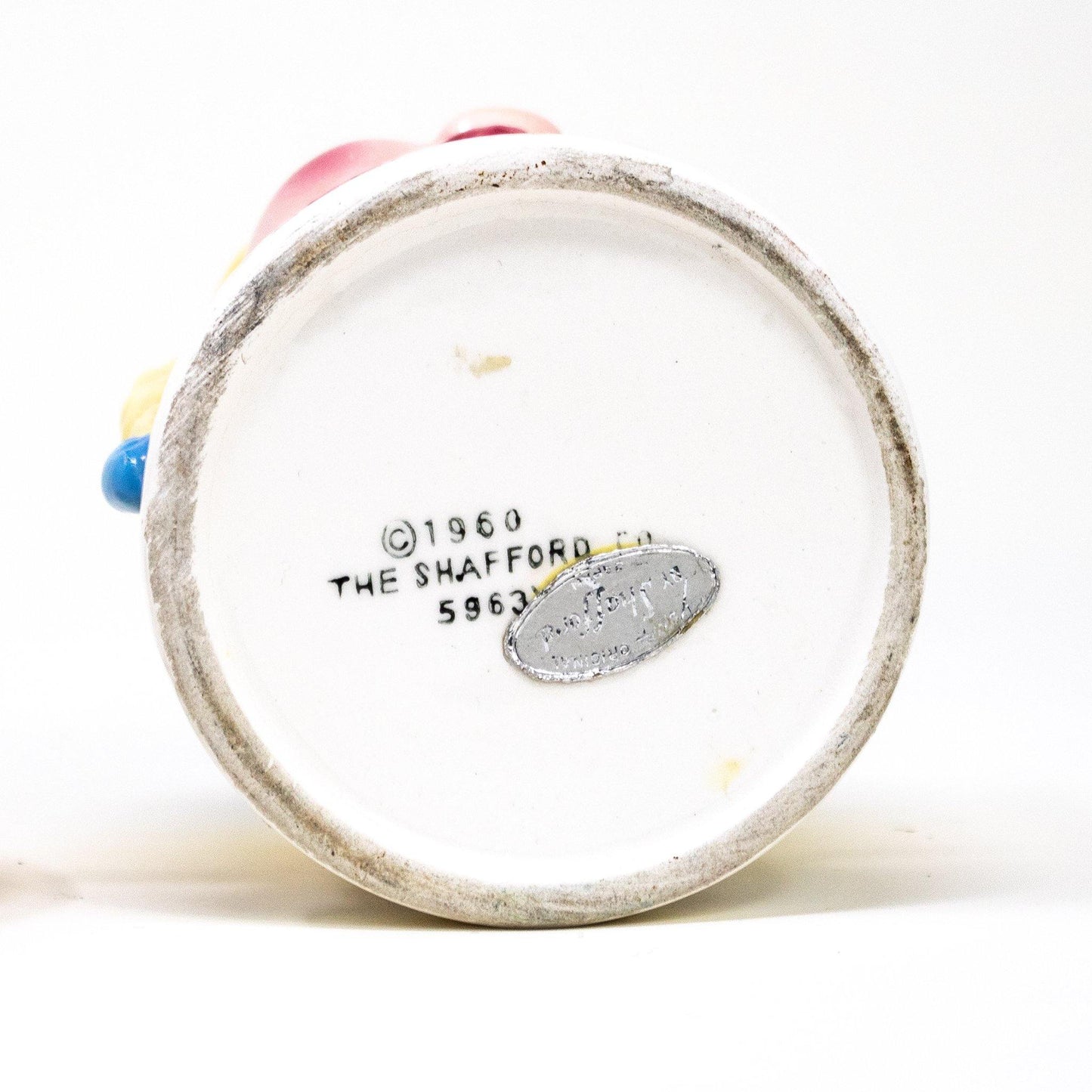Rare Vintage 1960s era Ceramic Pill Container - Curio Memento